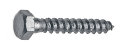 Fransk treskrue 8 x 90 mm - 10 stk.
